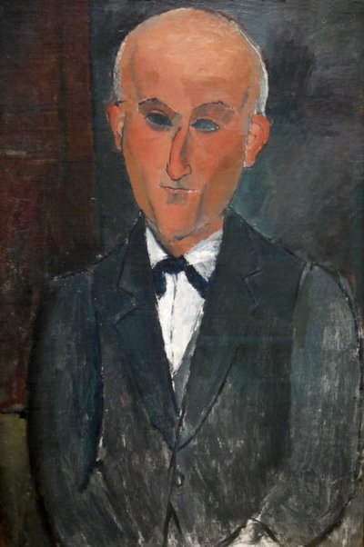 Porträt des französischen Schriftstellers und Malers Max Jacob von Amedeo Modigliani